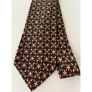 Men's Accessory Tie Necktie Gap Geometric Multi Color Green Black Red Gold White